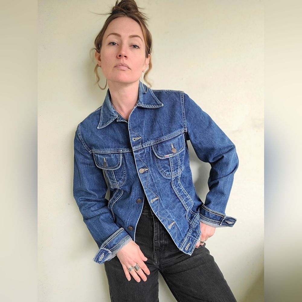 The Inigo Vintage Denim Jacket By US Top M